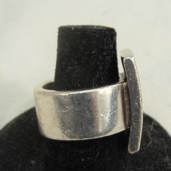 Rare!! EFVA Attling Hooked On Simone Heavy 24.1g 925 Sterling Silver Ring - Picture 4 of 10